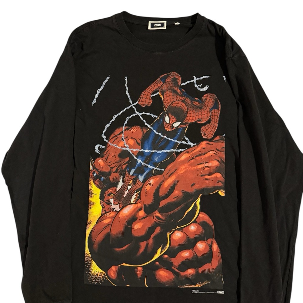 Kith Black Spider-Man Graphic Tee
